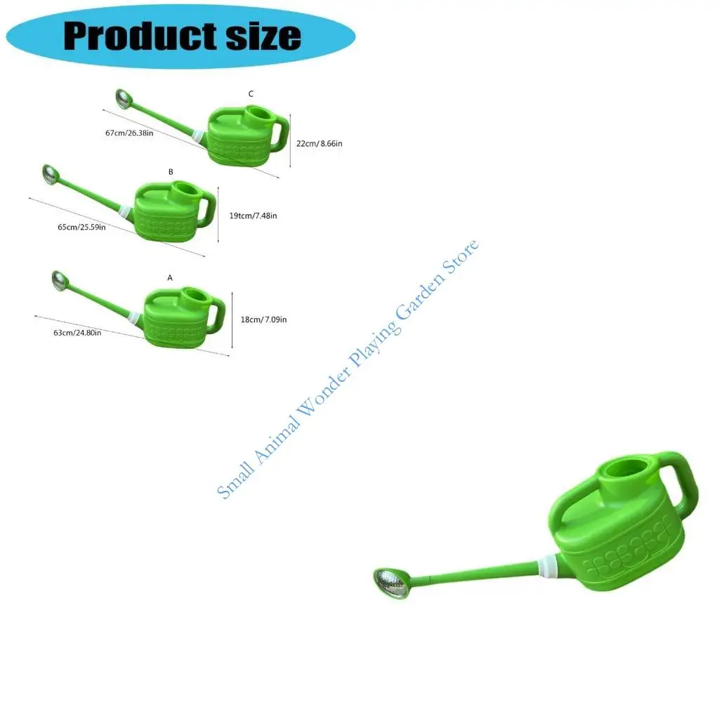 

C9GC Gardening Watering Can Detachable Shower Head Precise Pouring 4L/6L/8L Capacity