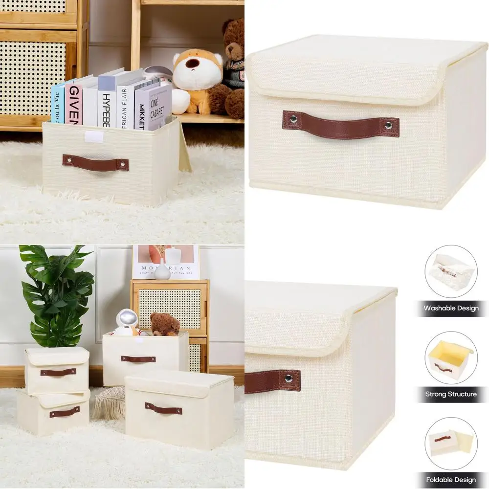 Small Beige Storage…