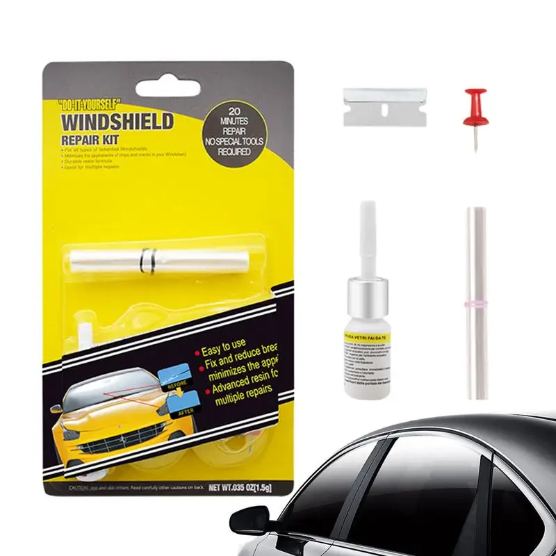 

Crack Windshield Repair Liquid Windshield Cracks restore Tool kit Window Glass Cracks Repair Set for Windscreens