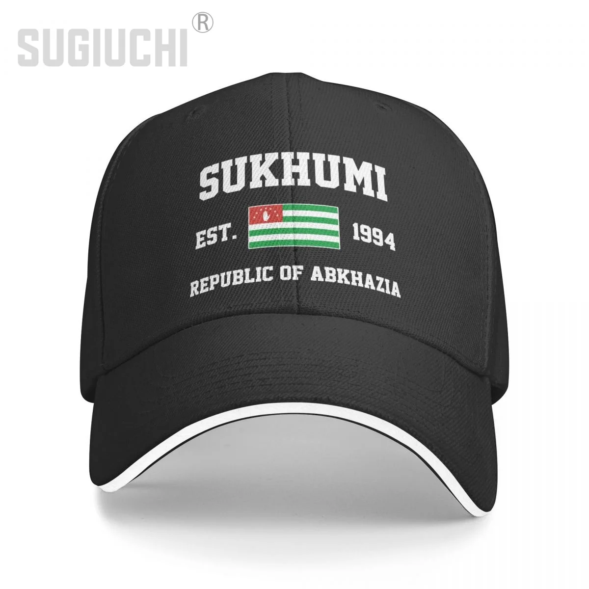 Baseball Cap Republic Of Abkhazia EST.1994 Sukhumi Capital Men Women Unisex Hip Hop Sandwich Caps Snapback Golf Hat Fishing