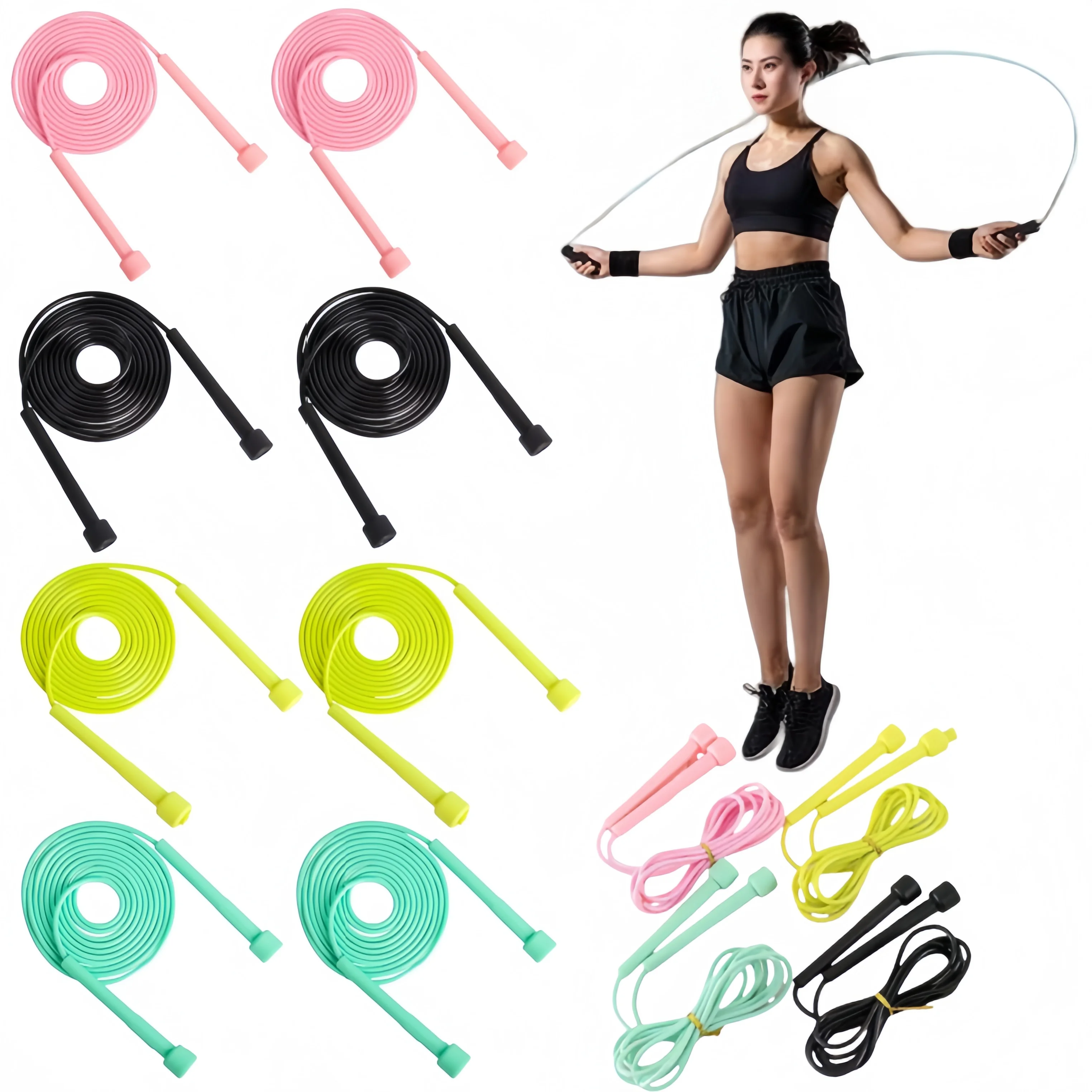 New Speed Skills Skipping Rope Adult Jump Rope Weight Loss Children Sports Portable Fitness Equipment Professional Men Women Gym