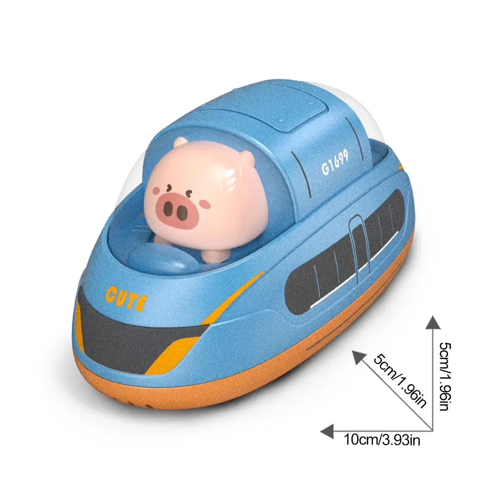 ของเล่นรถไฟความเร็วสูงแบบดึงกลับ ฝึกการจับ ปลอดภัย เดินอัตโนมัติ ของเล่นเสริมพัฒนาการเด็ก