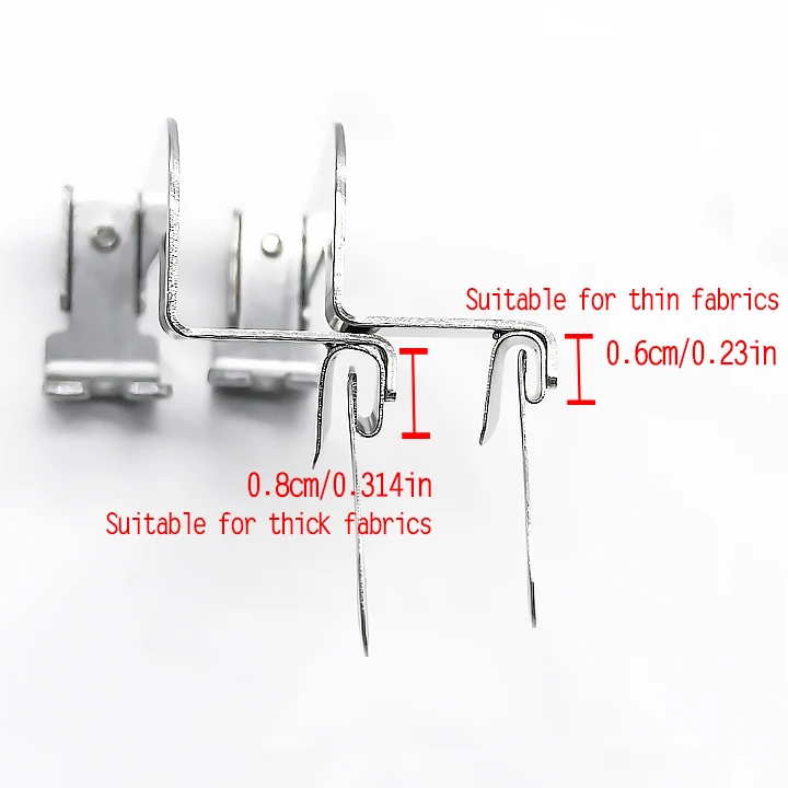 1pcs new non ironing lower hem presser foot presser  curved placket embossing turtle back seam presser foot presser stitching s
