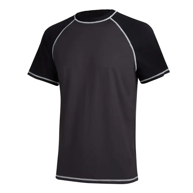 Summer Men Quick Dry T-Shirts UPF 50+ Beach Sports Shirt Short Sleeve Breathable Sportswear Outdoor Top