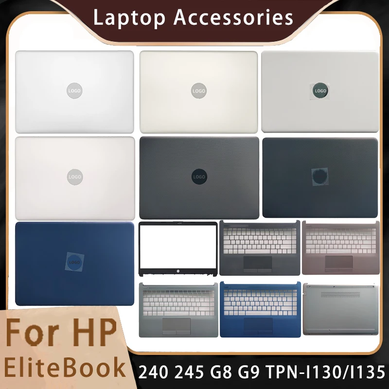 

New For HP 240 245 G8 G9 TPN-I130 I135;Replacement Laptop Accessories Lcd Back Cover/Front Bezel/Palmrest/Bottom With LOGO