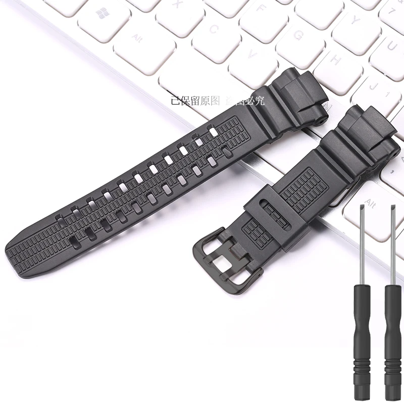 Black Resin Watchband For GW-2000 GW-3500B GW-3000B G-1200B G-1250B  Wristband Silicone Watch Bracelet Strap Accessories band