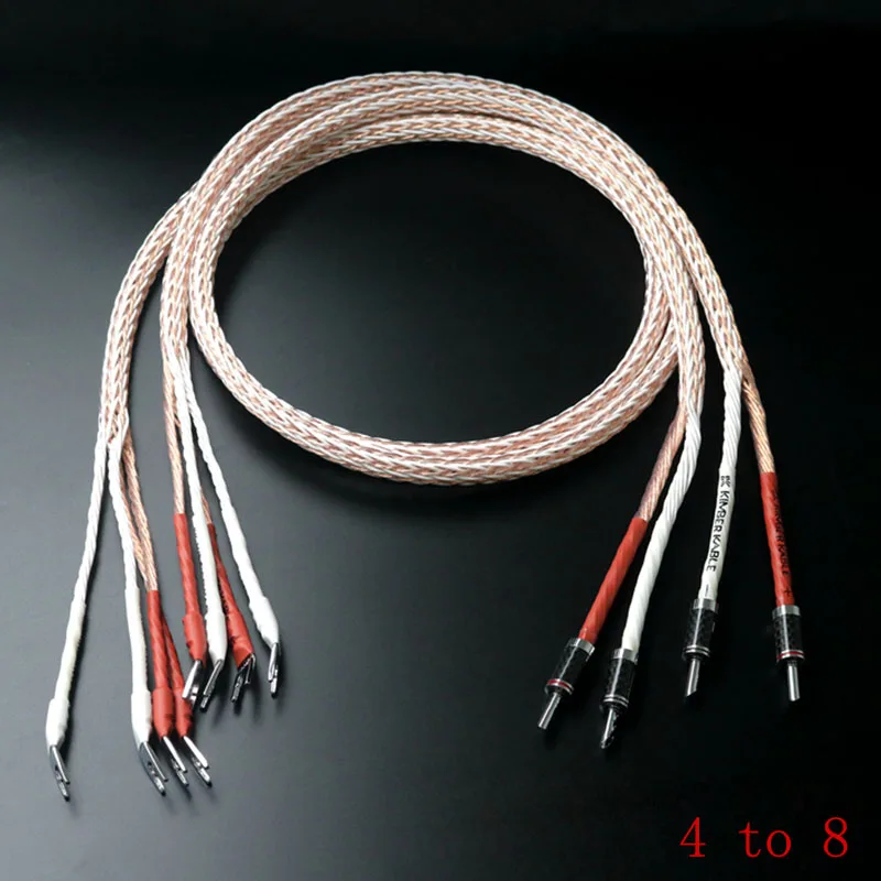 كابل Pro Audio ثنائي الانقسام - Kimber 12TC 24-Strand OCC مع درع منخفض الحث ​