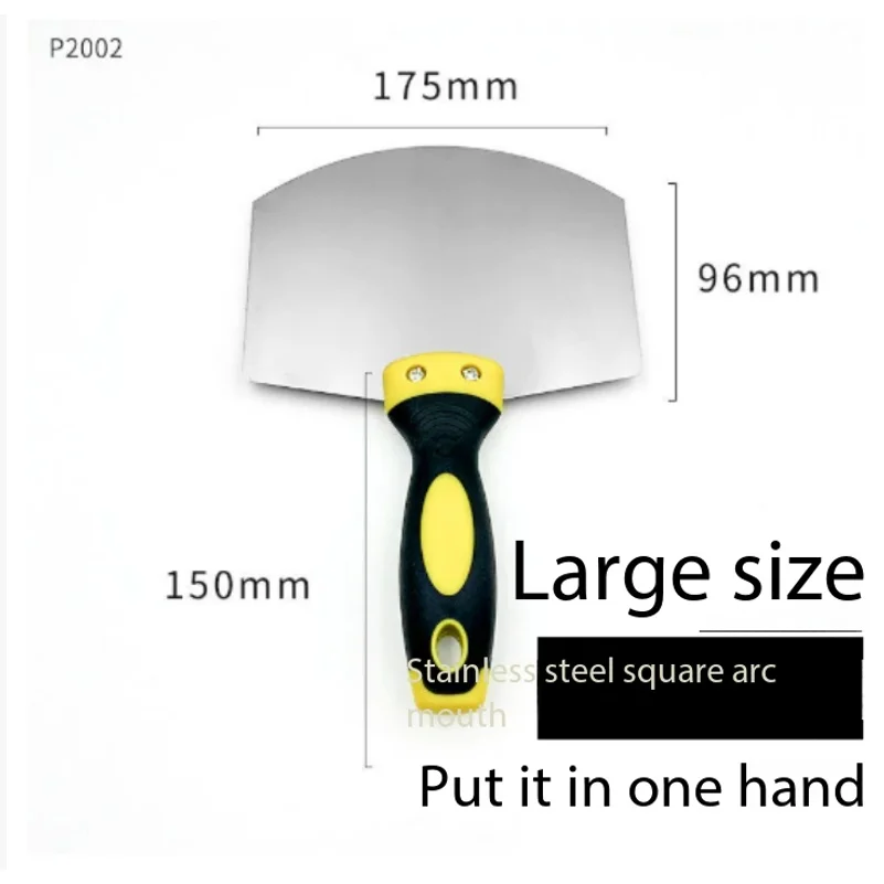 Stainless Steel Putty Knife Scraper Paint Filling Spatula Painters Tool Paint Feed Filling Scraper Spackle Knife for Plaster