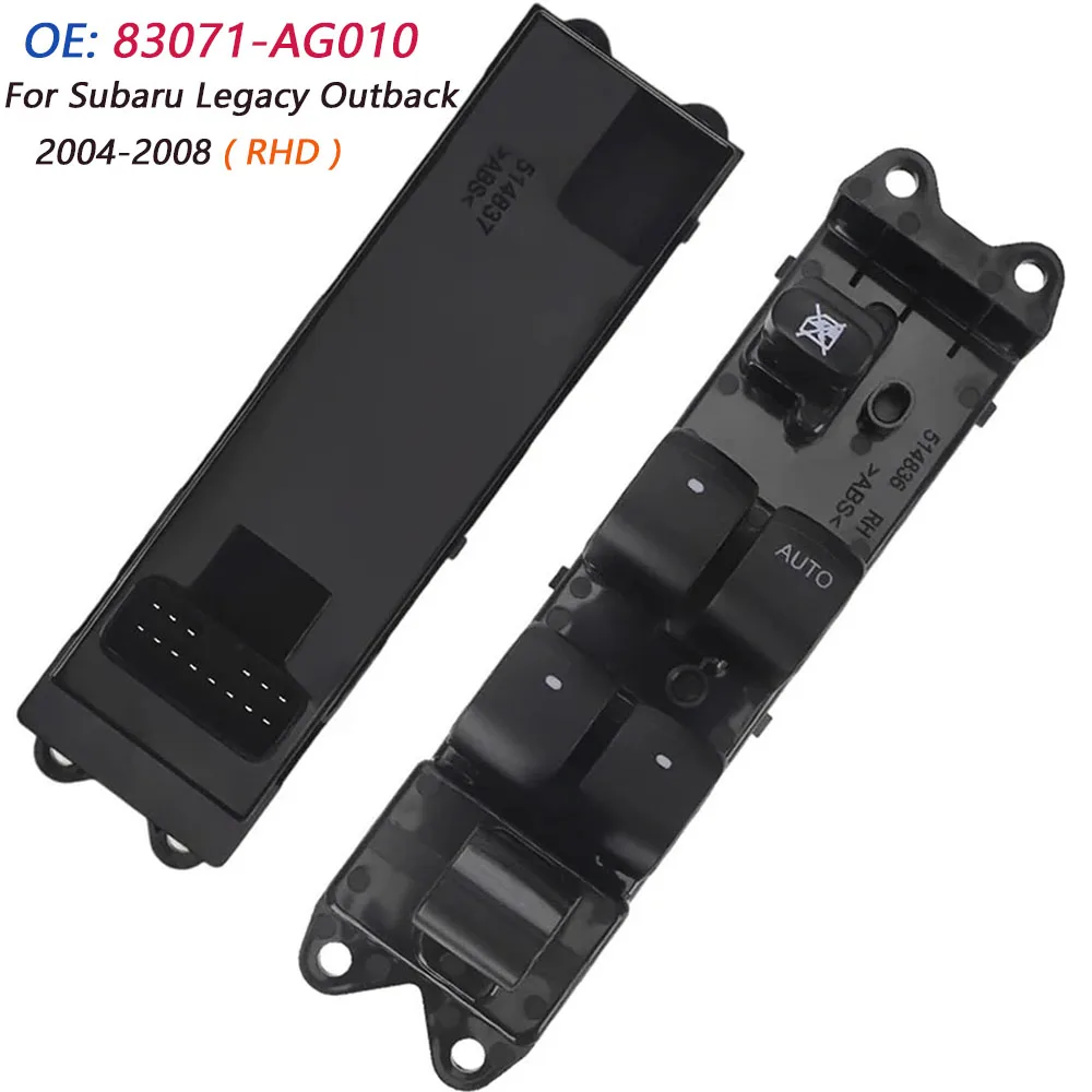 

For Subaru Legacy Outback 2004 2005 2006 2007 2008 Power Master Window Control Switch Lifter Button RHD 83071AG010 83071-AG010