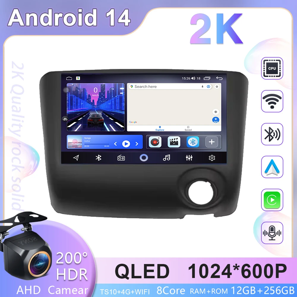 4G BT Head Unit Autoradio Car Radio For Toyota Vitz XP10 Yaris Platz Echo 1999-2005 Multimedia Player Video Carplay Android Auto