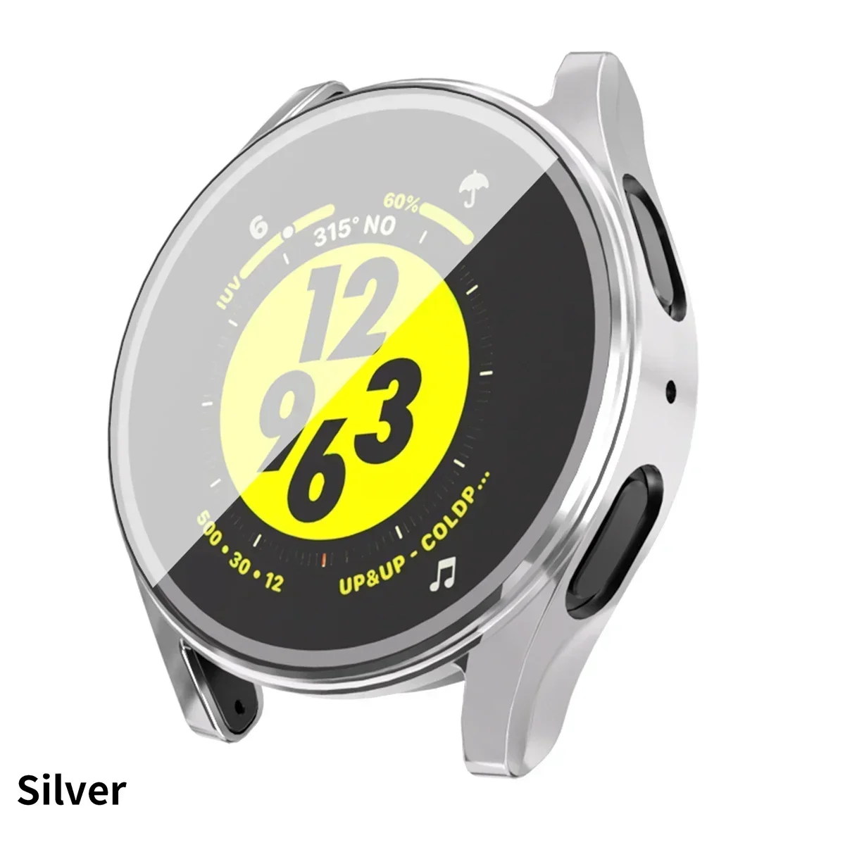 Silikonhülle aus Glas für Samsung Galaxy Watch 7/6 40 mm 44 mm Rundum-Displayschutz Weiche TPU-Schutzhülle Watch7 44 Hüllen – Detail 5