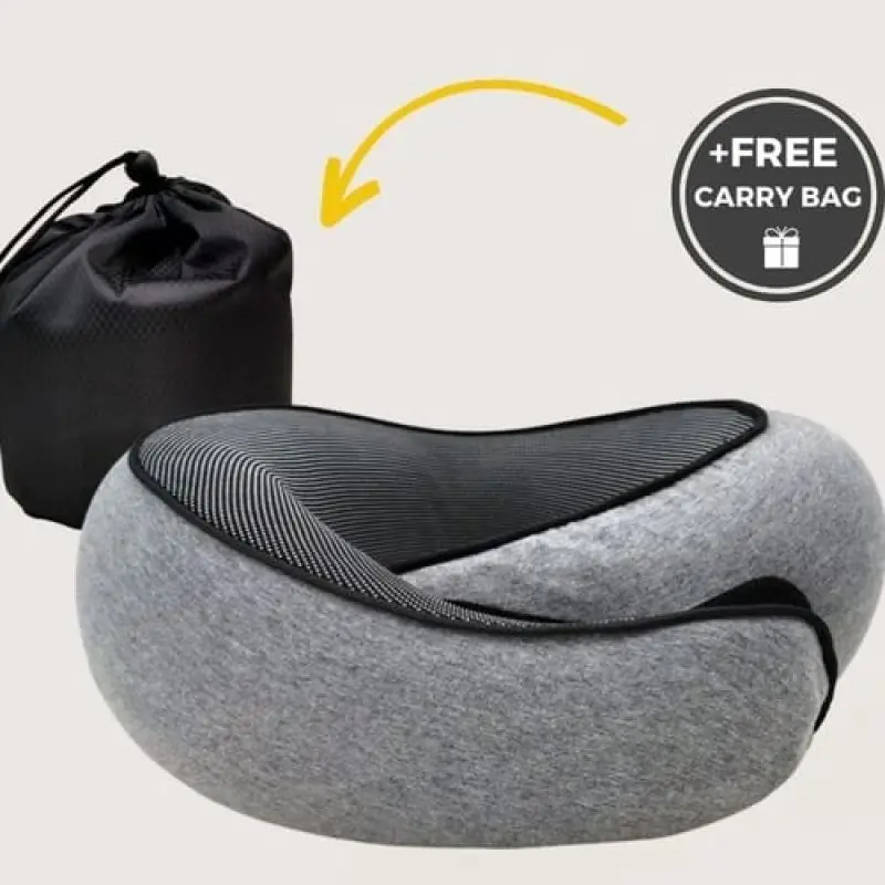 Travel Neck Cushion Durable U-shaped Slow Rebound Soft Cervical Support Memory Foam Travel Pillow Non-deformed Airplane Pillow