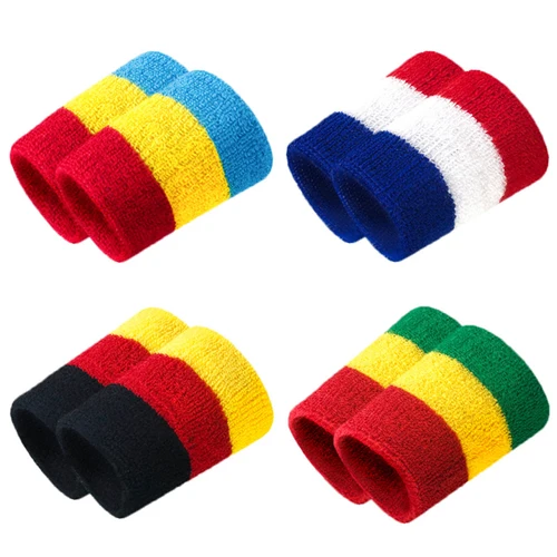 BraceTop 손목 스웨트 밴드, 테니스 스포츠 손목 밴드, 농구 피트니스 손목 브레이스, 지지대 스웨트 밴드, 수건 팔찌 보호대, 1 쌍  Best5