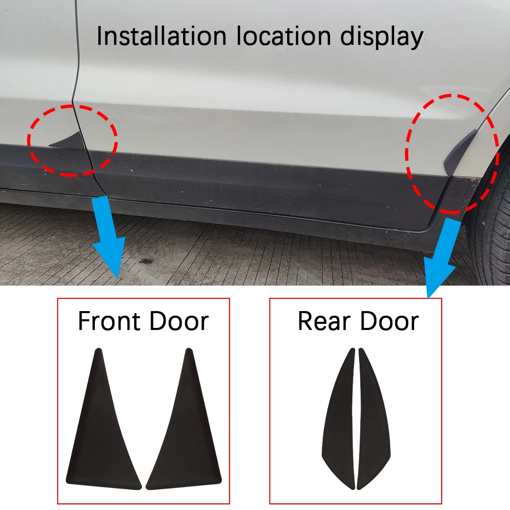 سيليكون سيارة الباب الأمامي الزاوية المضادة للتصادم حامي غطاء لشركة هيونداي توسكاني الثاني الثالث الرابع توسكاني كوبيه تيبورون اكسسوارات