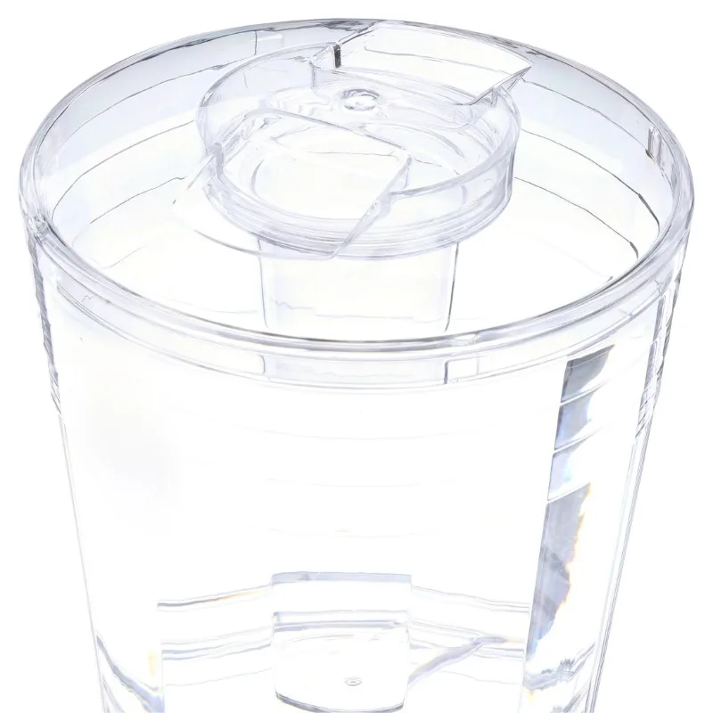 Distributeur de boissons en acrylique transparent en mosaïque de 3 gallons pour petites fêtes, beau et pratique