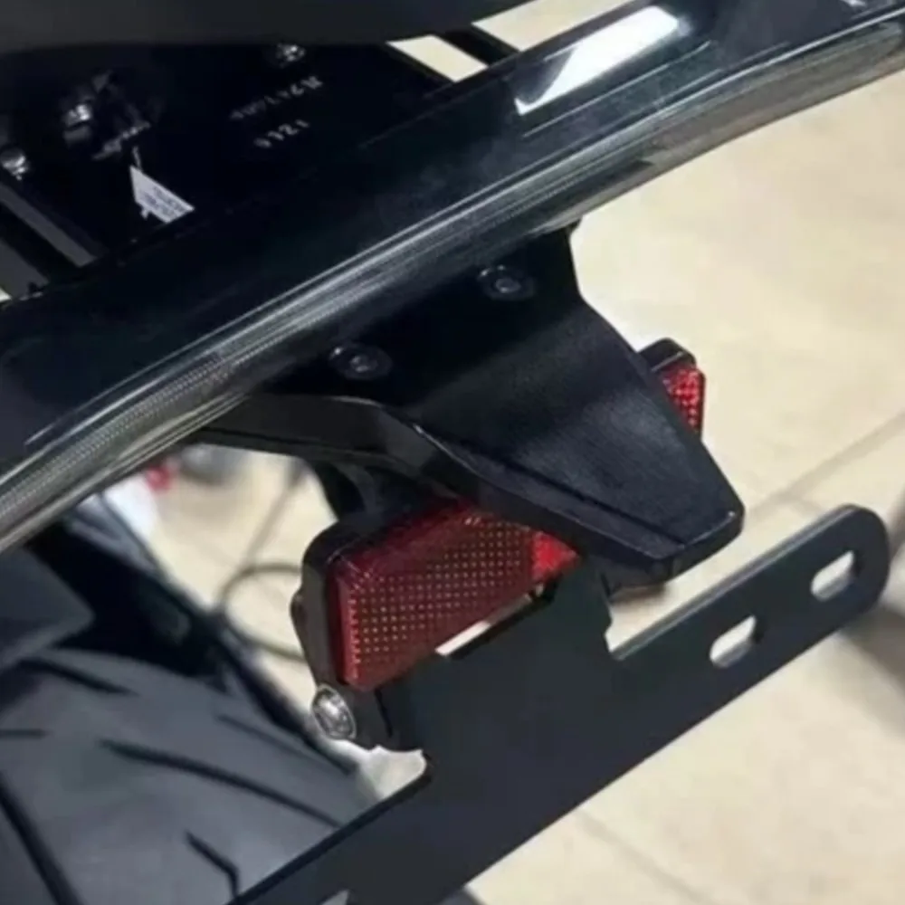 ل CFMOTO CF MOTO 675SR-R 675SR R SR 675 675NK 675SS 2024 2025 2026 الذيل الخلفي مرتب الحاجز مزيل عدة لوحة ترخيص قوس