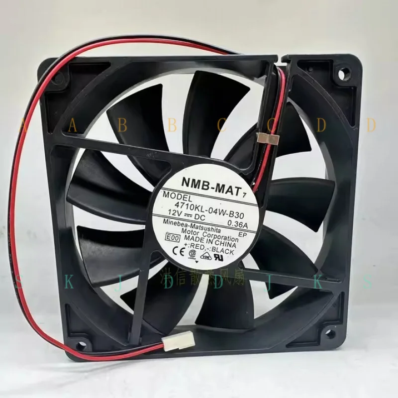 M  1 pcs NMB-MAT 12025 4710KL-04W-B30 DC12V 0.36A 120 * 25MM Fan