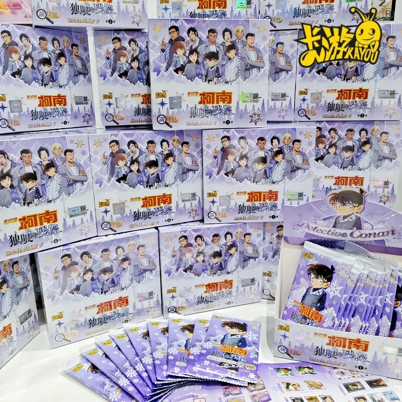 

Original Kayou Detective Conan Card Deduction Package One-Eyed Afterimage Vol.1 Animation Cartoon Game Collection Toy Kids Gifts
