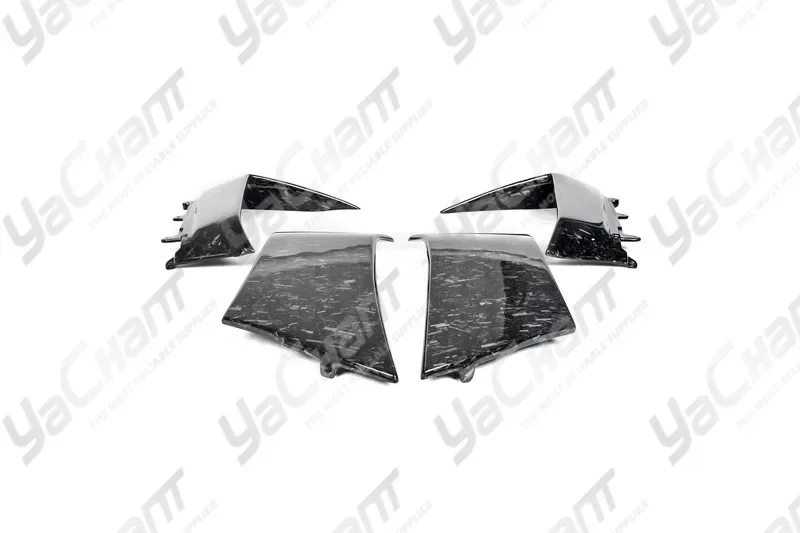 Forged Dry Carbon Air Duct Fit For 11-17 Aventador LP700 LP720 LP750SV Coupe Roadster BKSS Style Rear Quarter Panel Fender Vent