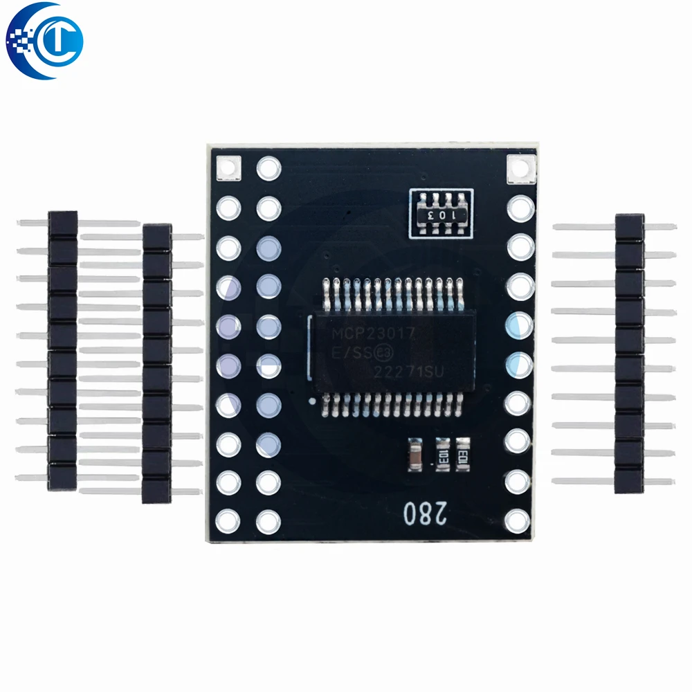 MCP23017/MCP23S17 16-Bit Bidirectional I/O Expander Module: I2C/SPI Serial Interface (10MHz)