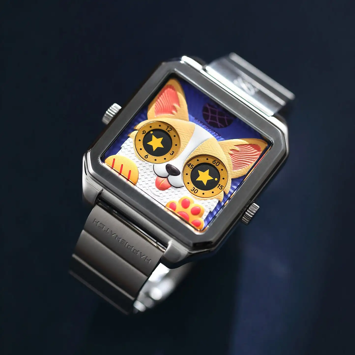 Happie Watch Luxury Women's Watch Set Fashion Luxury Elegant Alloy Wristwatch Couple Watch Men Quartz Holiday Gifts