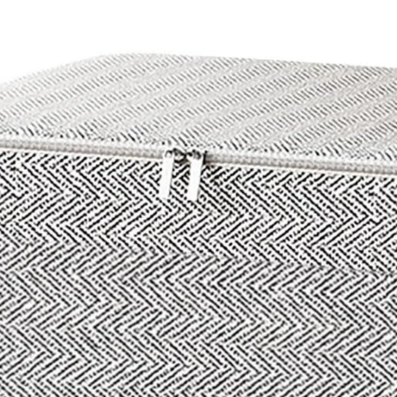 Non-Woven Zippers Storage Bag Moving Quilt Storage Basket Travel Large-Capacity Clothing Storage Bag Reusable