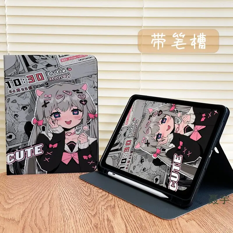Wave Point Star ipad Case For iPad pro 10/11/2020/6th/7th /8th /Air 3rd/Air 4th/9th/Air 5th Gen 2022/Air Book-style Tablet Case
