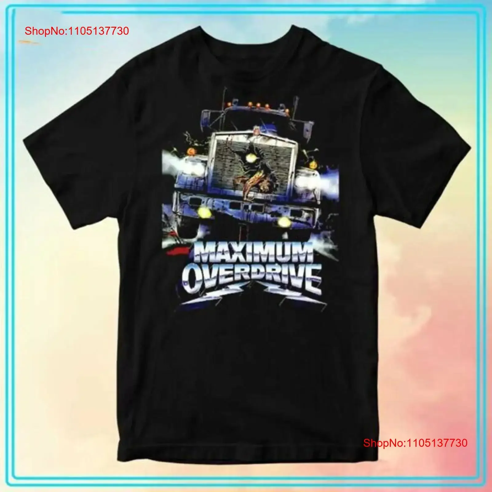 Maximum Overdrive 1986 Horror Movie Vintage T Shirt For Fans All Size S 4XL vintage Washed Comfortable Casual fashion homme