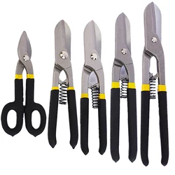 Iron sheet Scissors Heavy Duty Tin Scissors Cutting Sheet Metal Aviation Scissors Stainless Steel Plate Cutters Hand Tools shear