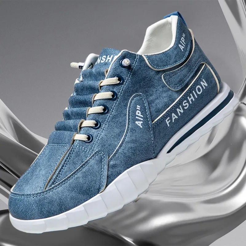 

Men's Trendy Shoes Casual Sneakers for Men New Tennis Shoes Designer Man Leather Loafers Denim Color Spring Men Footwear 2025