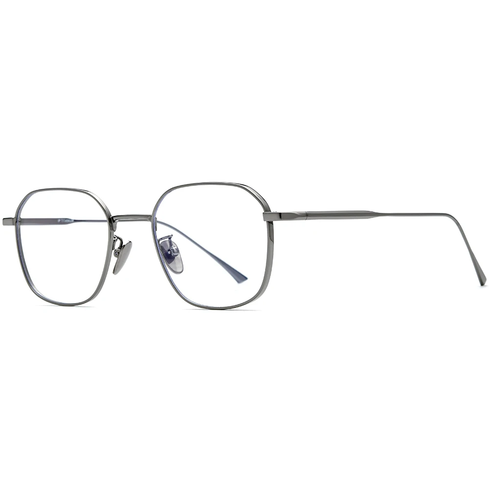 NIANZHEN Titanium Alloy Glasses Frame Men Polygon Brand Design Eyeglasses Women Ultralight-Weight Retro Eyewear Spectacles 1909
