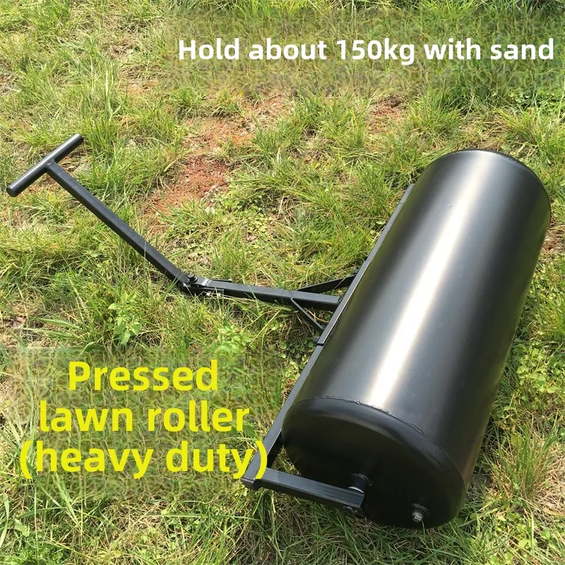 Lawn flattening roller garden laying turf pat greening hand-held rolling soil