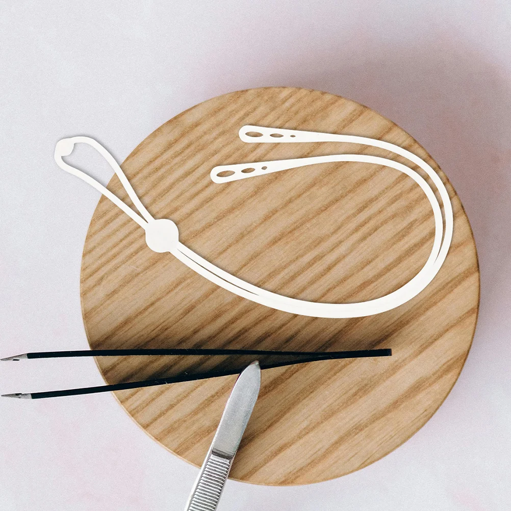 2 pezzi pinzette per estensione ciglia cinturino in silicone protezione braccialetto anello cinturino supporto per trucco accessori pinzette protezione