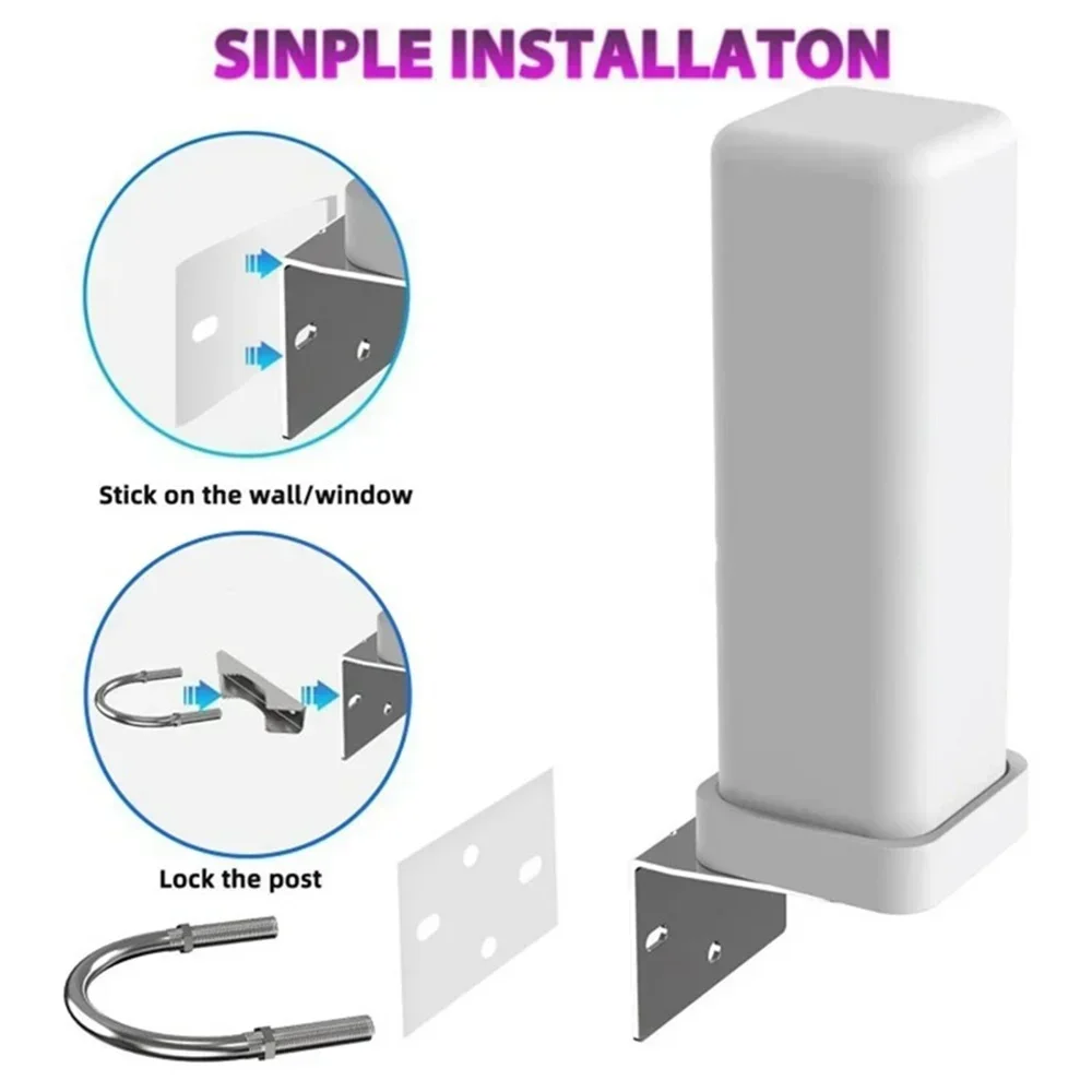 6000 Miles Outdoor Digital TV Antenna 35dBi Long Range Signal Amplifier 4K 1080P Free HDTV Channel for ATSC DVB-T DMB-T ISDB-T