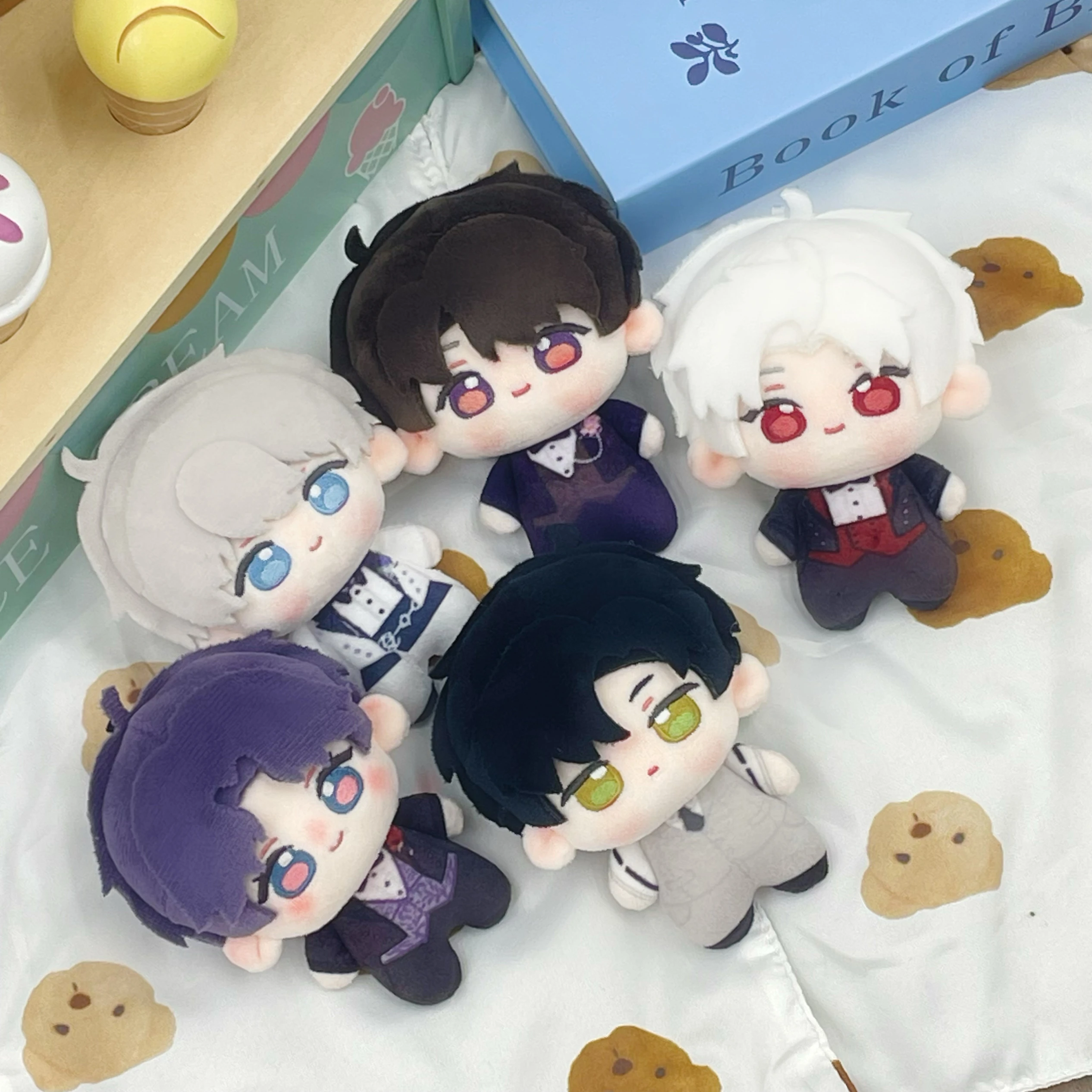 

Stock Cotton Dolls 10cm Printed Nunu Body Hanging Pendants Love And Deep Space Oath Agreement Collectible Toys Accessories