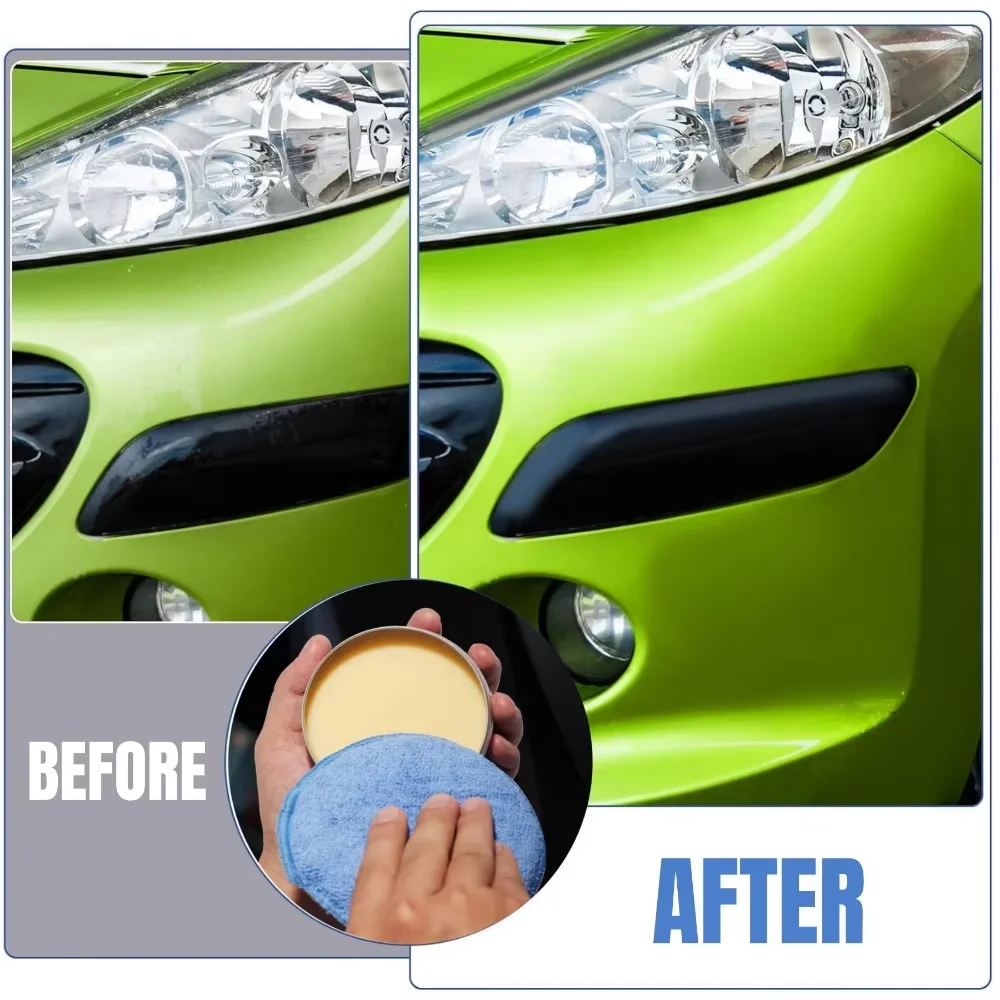 1/3/5Pcs Car Cleaning Foam Round Car Wax Sponge Dust Remove Auto Care Polishing Pad Detailing Tools Car Cleaning Accessories