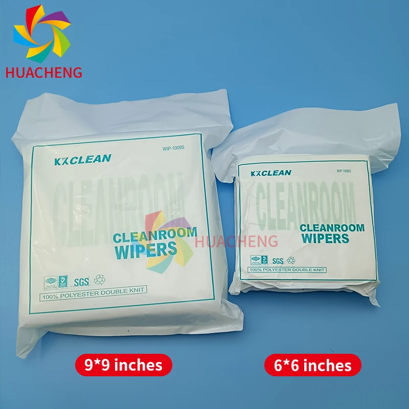 150Pcs Cleanroom Wiper Non Dust Cloth Clean for Large Format Printer 6inch*6inch 9inch*9inch Dust Free Paper PN:WIP 1006S/1009S