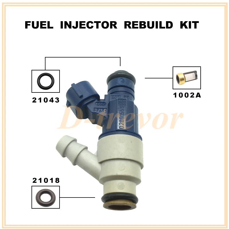 Fuel Injector Repair Kits for 0280155995 Fuel Injectors For 2000-05 Volkswagen Golf Beetle Jetta 2.0L I4 06A906031AC