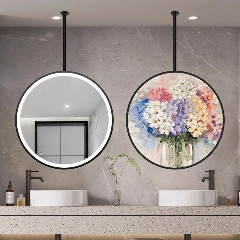 Mirror With Led Cuteecore Room Decor Home Living Room Decoration Beauty Salons Decorative Wall Mirror Small Miroir Mirroring