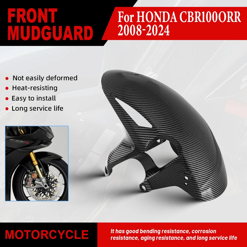 

For HONDA CBR1000RR CBR1000 RR 2008-2024 ABS Motorcycle Front Tire Wheel Fender Mudguard Splash Guard Dust Guard Cover Fairing
