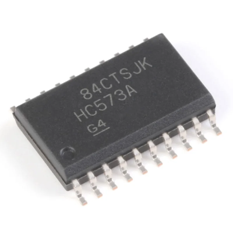 10 Brand New Original Sn74Hc573Adwr with Hc573A Marking, Soic-20, Three-State Output, Eight-Channel Transparent D-Type Latch Chip