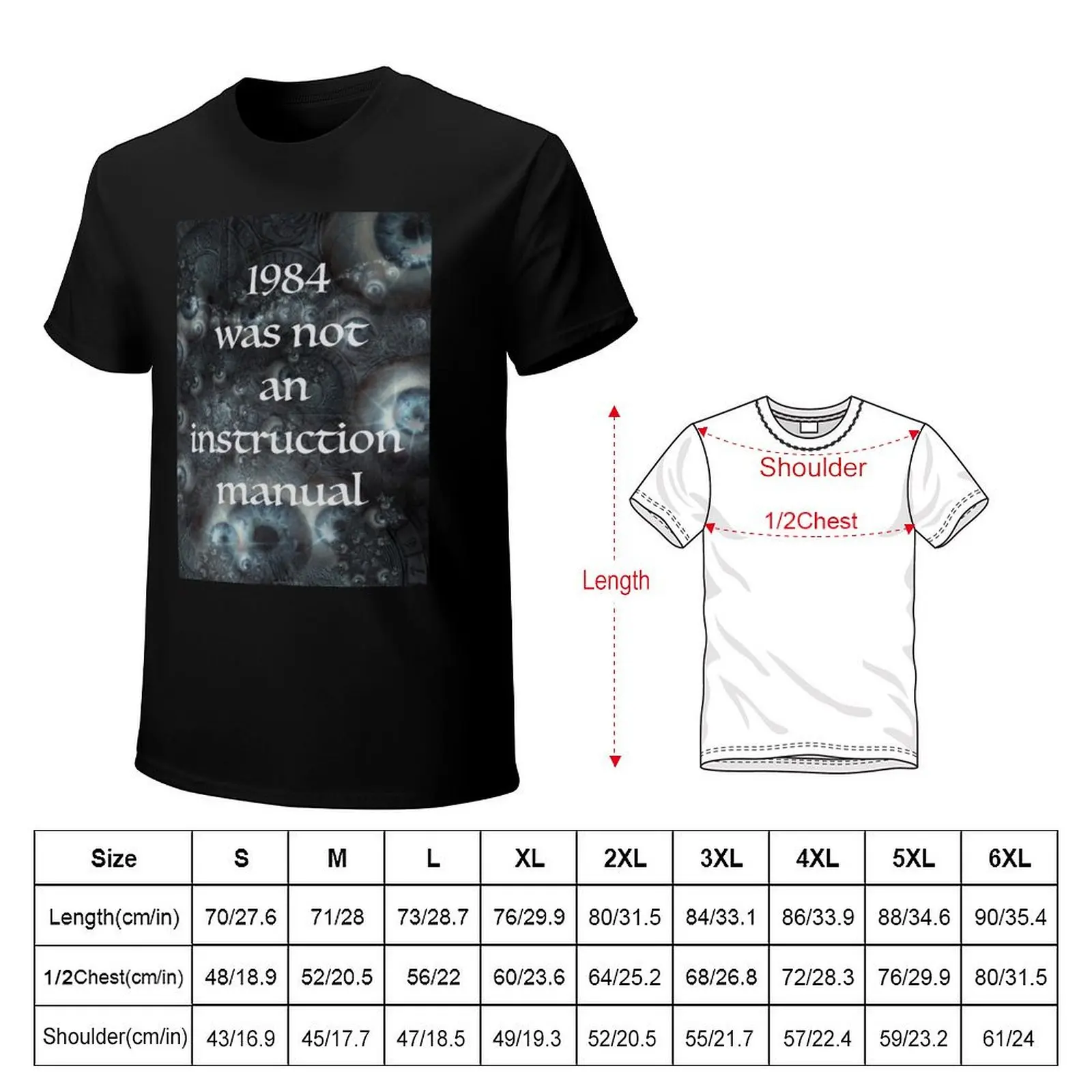 1984 was not an Instruction Manual v2 T-Shirt Basic Crew Neck Short Sleeve Top
