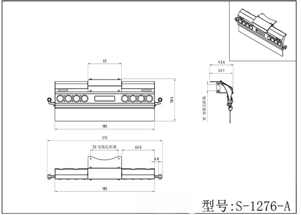 Scale 1/14 Aluminum Rear Girder and Tail lights set Tamiya Tractor Trucks  FH16 56375 R620 770s 56368/56371 MAN TGX RC Car 1 14