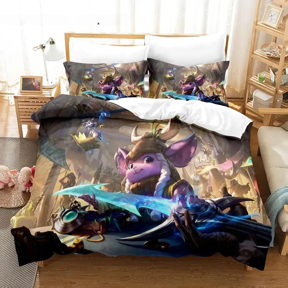 3d Print Game Anime League of Legends Bedding Set Single Double King Bed Set Children's Bedroom Duvet Cover Sets Home Textiles