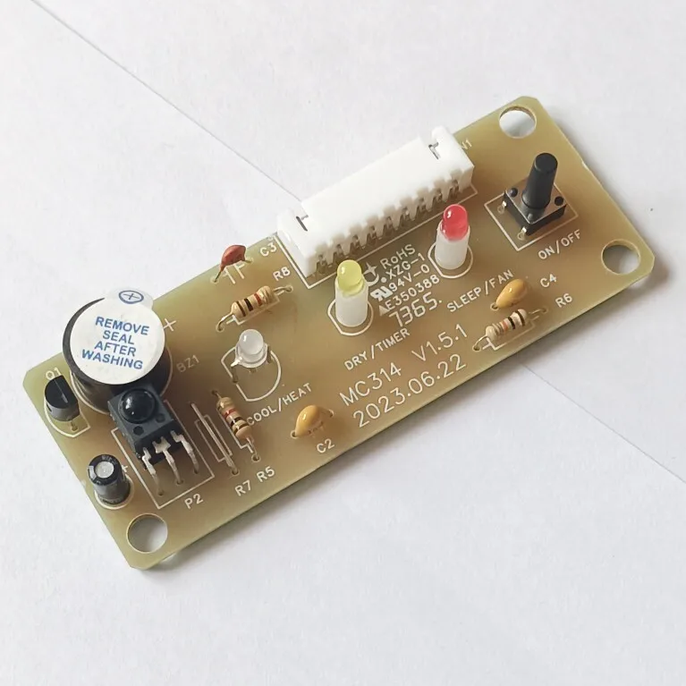 

MC314 V1.5.1 Air Conditioner Receiver Control Board Fit MCK140VP-A With Indicator Key Buzzer