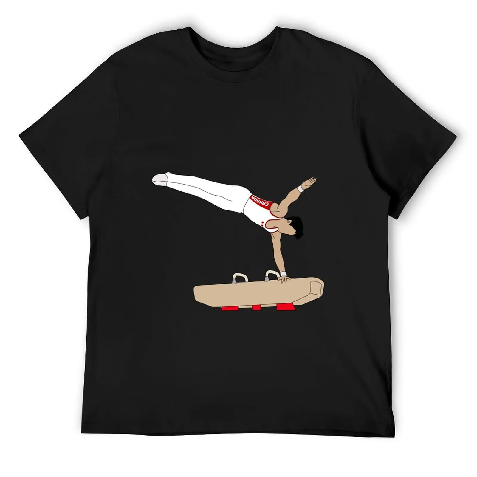 

Jayson Rampersad Commonwealth Games Pommel Horse T-Shirt vintage clothes blacks graphic shirts vintage mens vintage t shirts