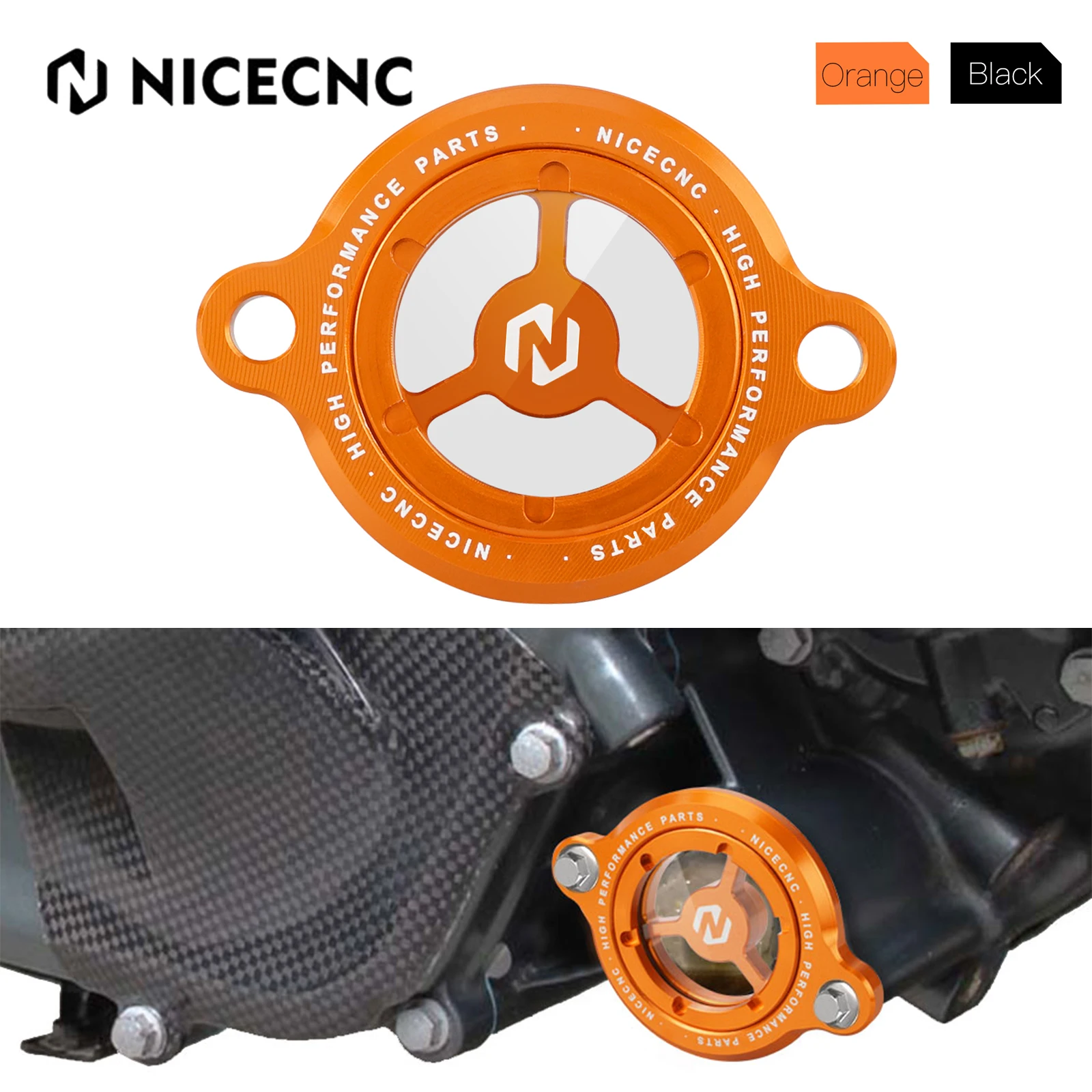 

For KTM 390 Adventure 2020-2023 Oil Filter Cover Cap 250 Adventure 2021-2023 Duke 125 200 250 390 2016-2023 RC 125 200 390 17-23