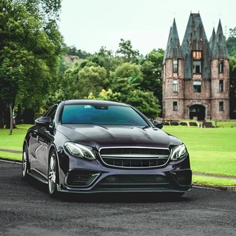 Suitable for Mercedes-E-Class W238 17-19 Carbon Fiber Body Kit Upgrade Front Lip Rear Diffuser Side Skirts Spoiler Vents