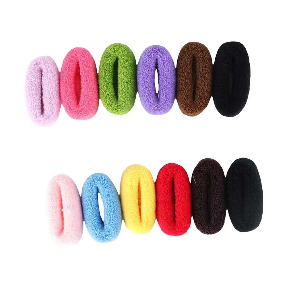 

Women Accessories Hairband Wide Candy Color Thick Ponytail Holder Rubber Band Ring Rope Hair Ring