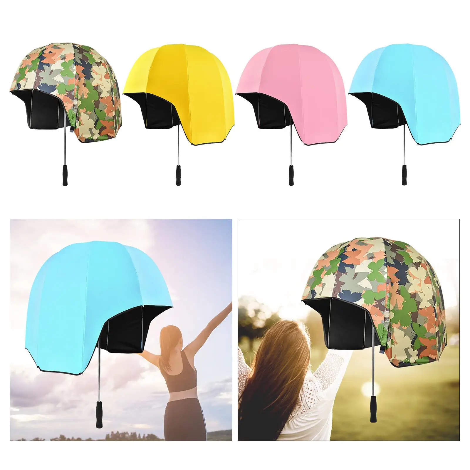 Waterproof Stick Umbrella Dual Use Umbrella Waterproof Rainproof Creative Windproof Straight Umbrella Long Handle Umbrella